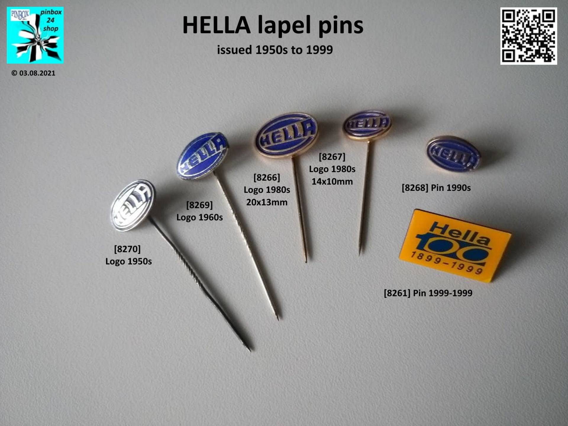 Hella Pins Licht Aus 50 Jahren von pinbox24shop