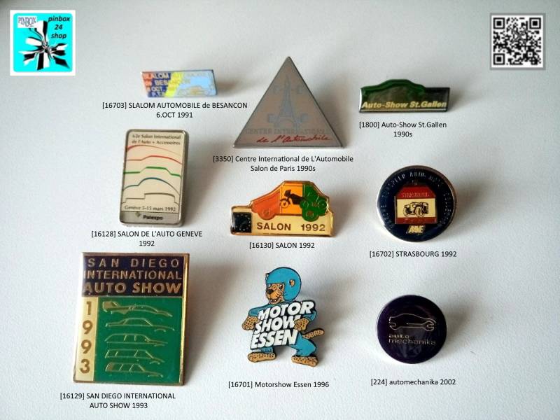 Internationale Auto-Salon Pins - Sammlerstücke Der 90Er Und Frühen 2000Er Internationale Auto-Salon Pins - Sammlerstücke Der 90Er Und Frühen 2000Er von pinbox24shop