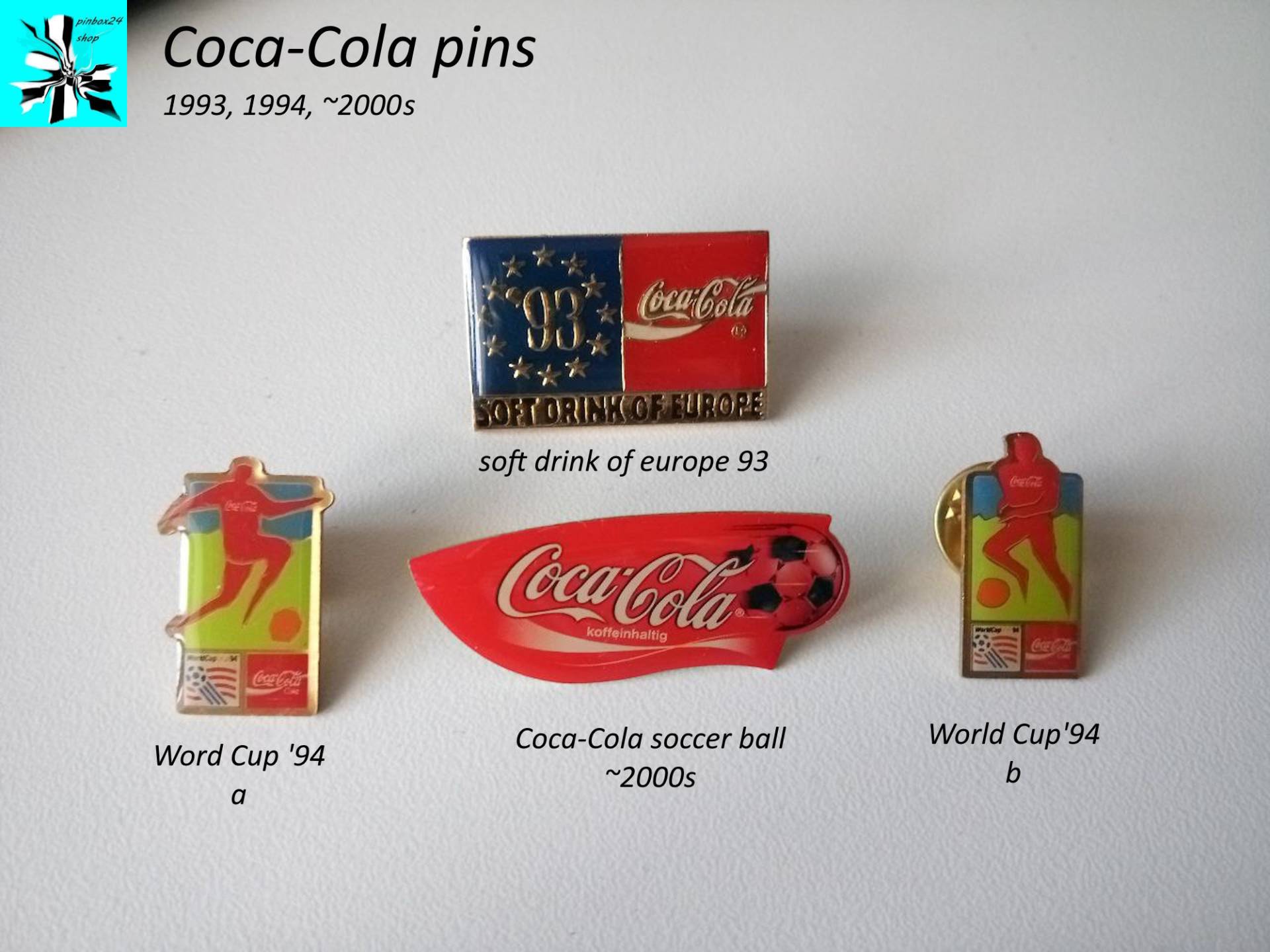 Kick Mit Coke Fußball Pins von pinbox24shop