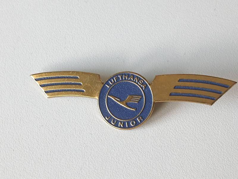 Lufthansa Junior-Abzeichen - Ein Hauch Von Luftfahrt-Nostalgie von pinbox24shop