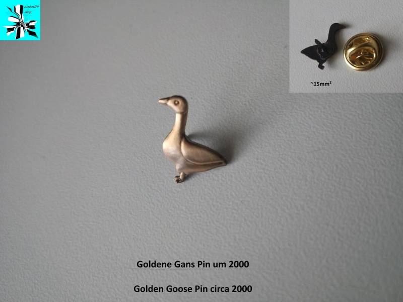 Märchenhafter Glanz Goldene Gans Pin - Brüder Grimm Schatz von pinbox24shop