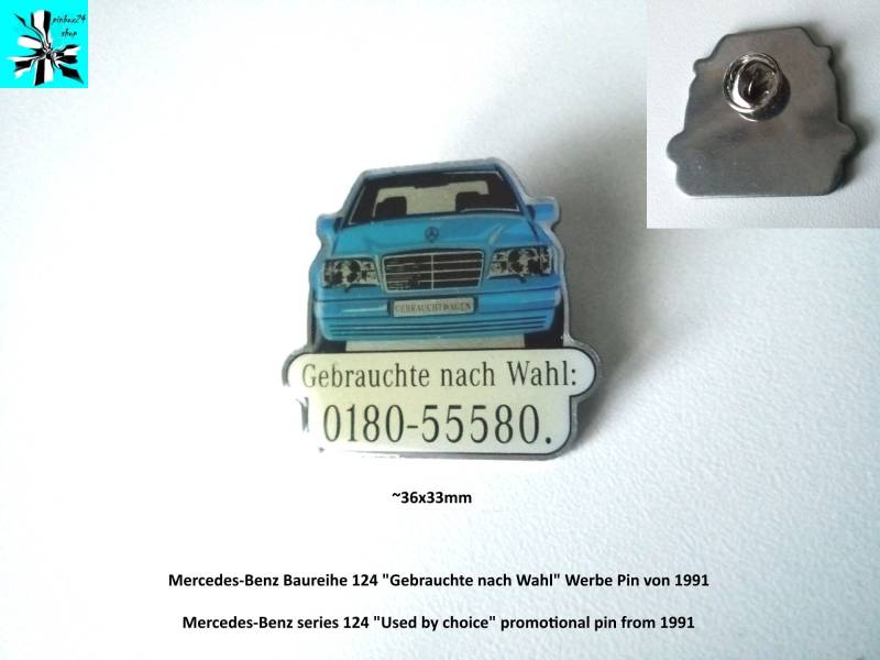 Mercedes W124 Pin Klassiker Am Revers von pinbox24shop