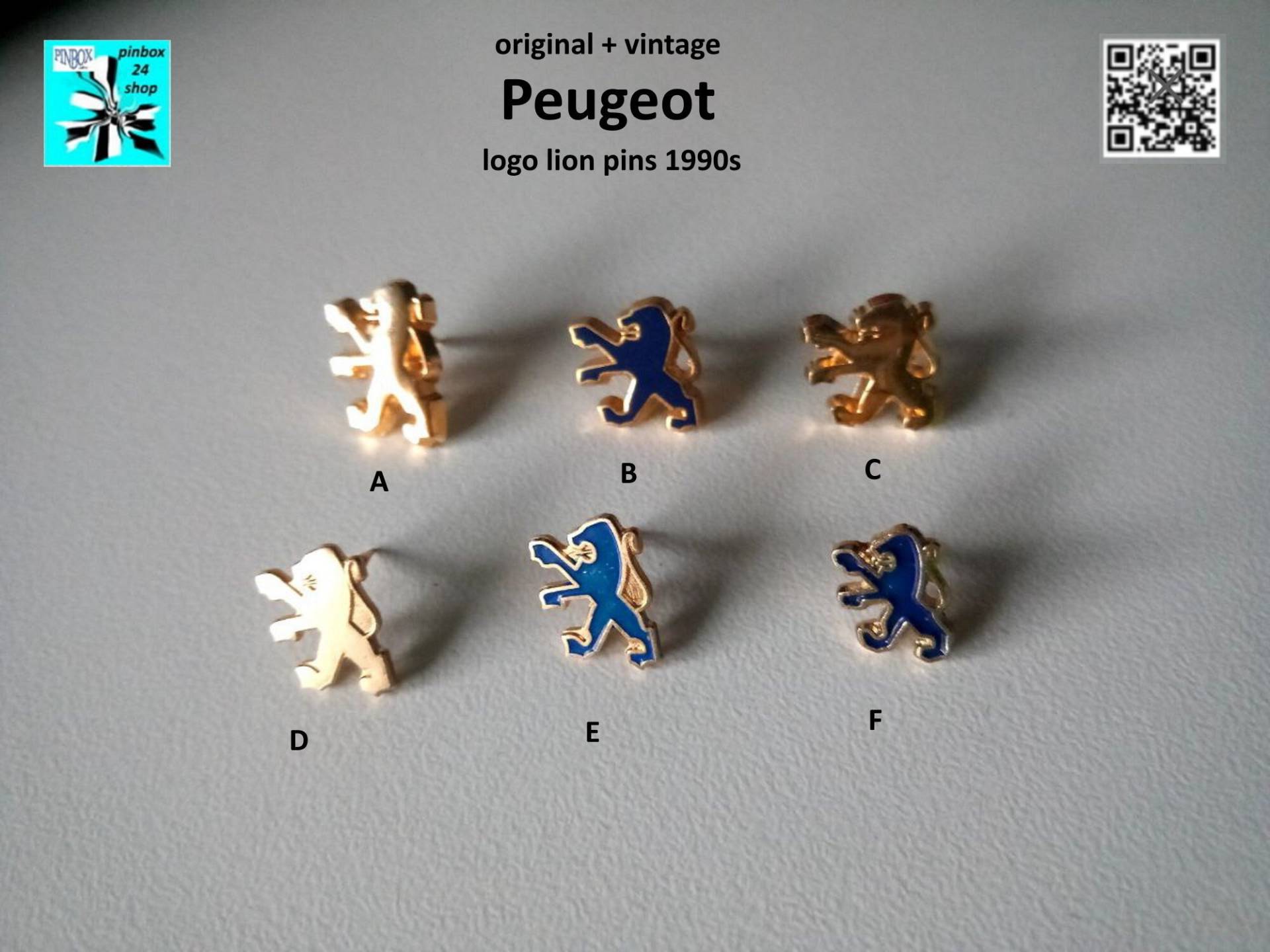 Peugeot Löwe Logo Pins 1990Er Jahre - Jetzt Aussuchen von pinbox24shop
