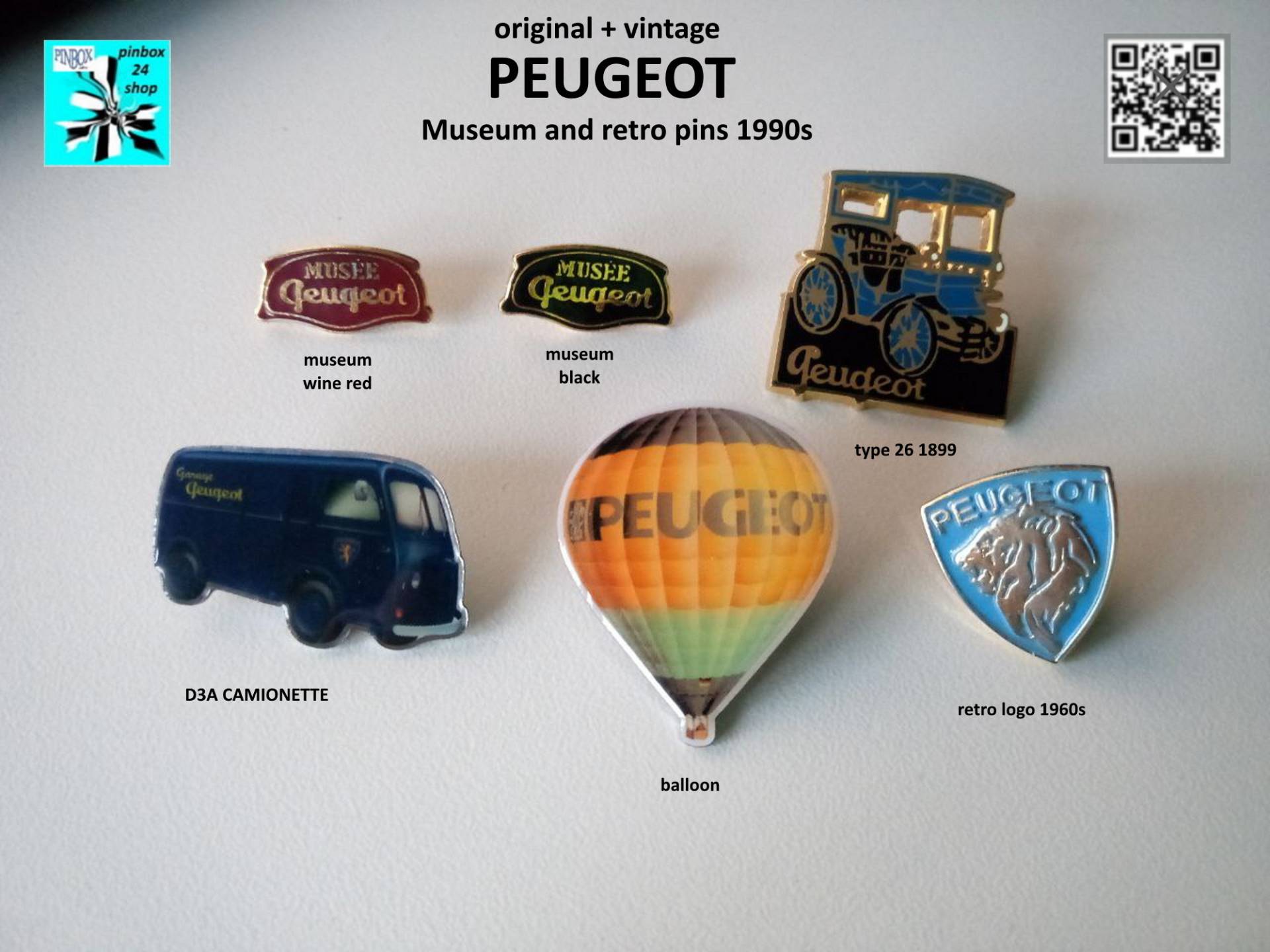 Peugeot Museum Und Retro Logo Pins 1990Er Jahre - Jetzt Aussuchen von pinbox24shop