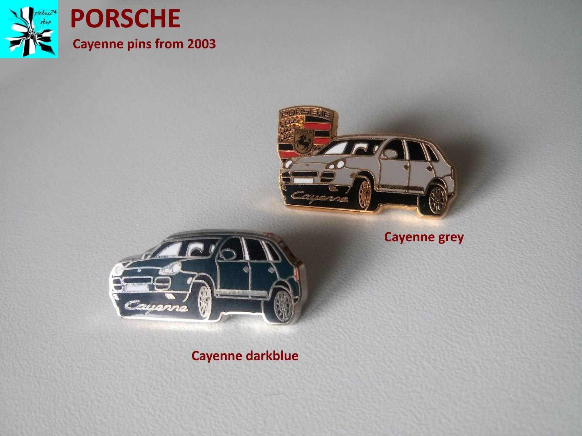 Porsche Cayenne Pins - Emailliert Und Elegant von pinbox24shop