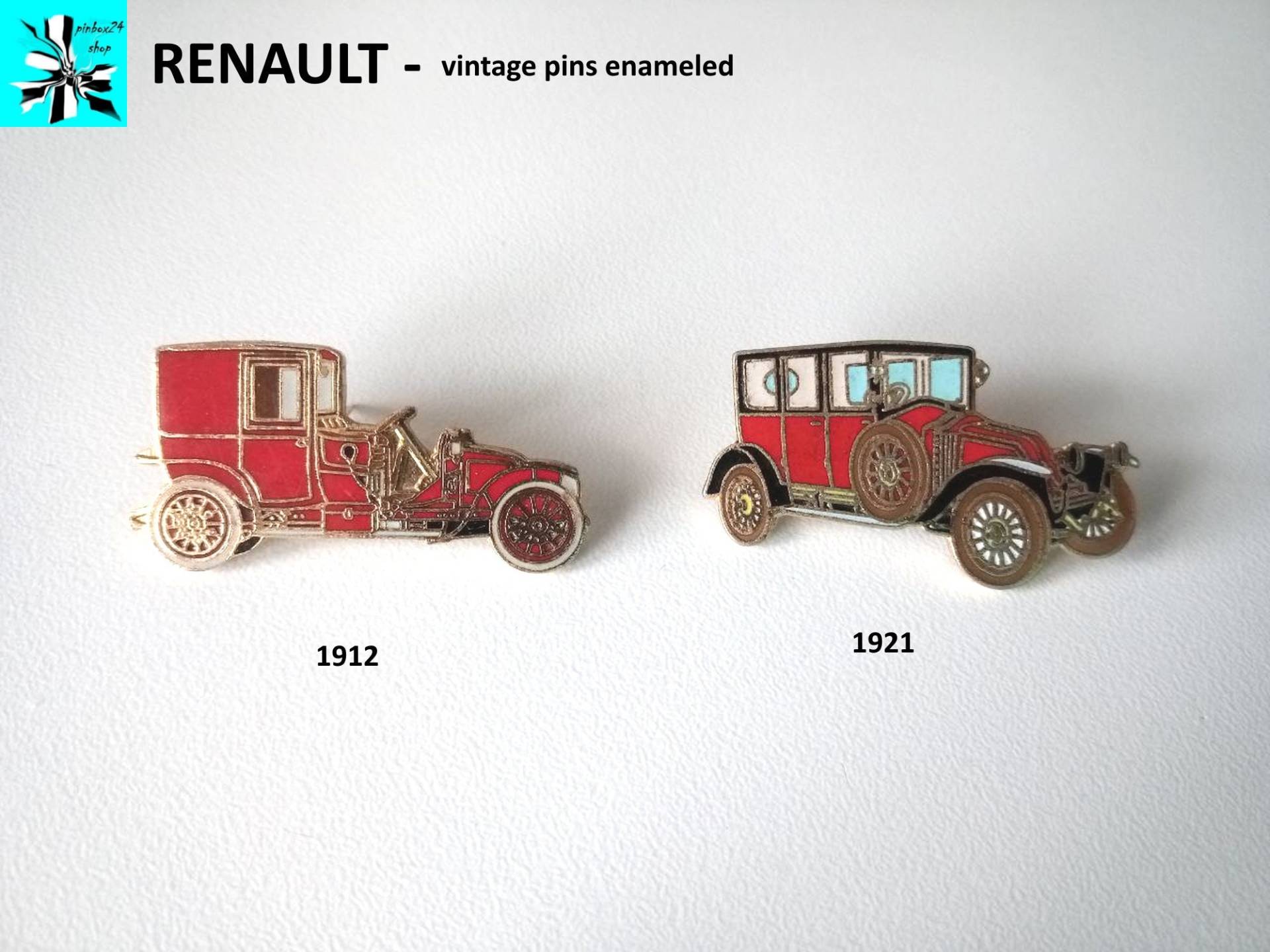 Renault Oldtimer Motive "st.gallen Collection" Pins Emailliert - 1990Er Jahre Auswählen von pinbox24shop