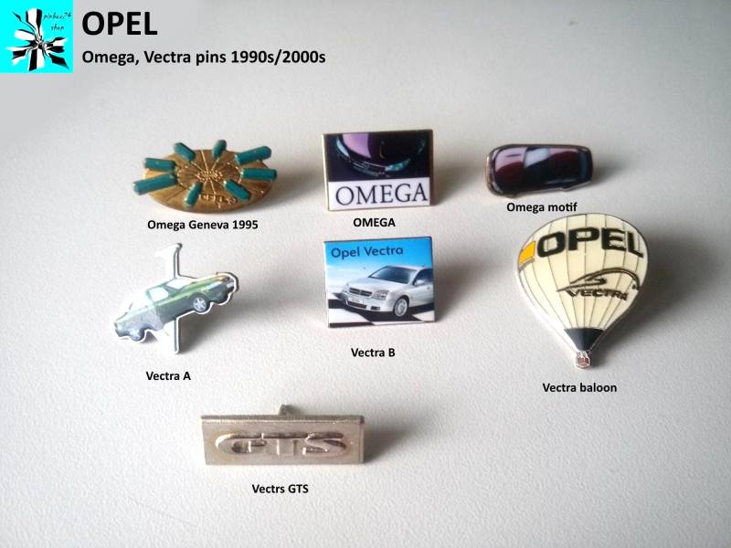 Sammeln Sie Die Legendären Opel Omega Und Vectra Pins von pinbox24shop