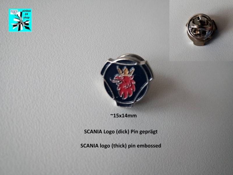 Scania Original Logo Pin Von Iaa 2004 Ein Muss Für Jeden Scania Fan von pinbox24shop