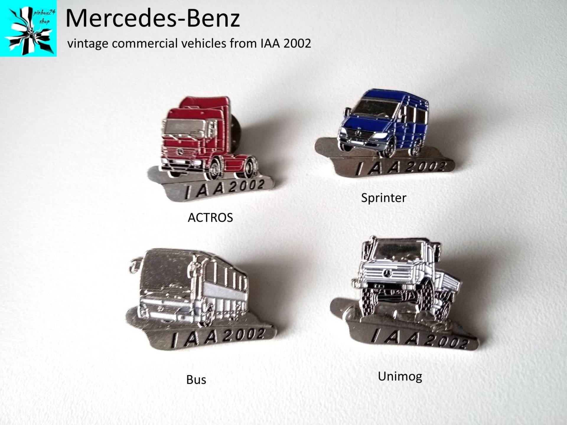 Schnappen Sie Sich Diese Pins Iaa 2002 Mercedes-Benz von pinbox24shop