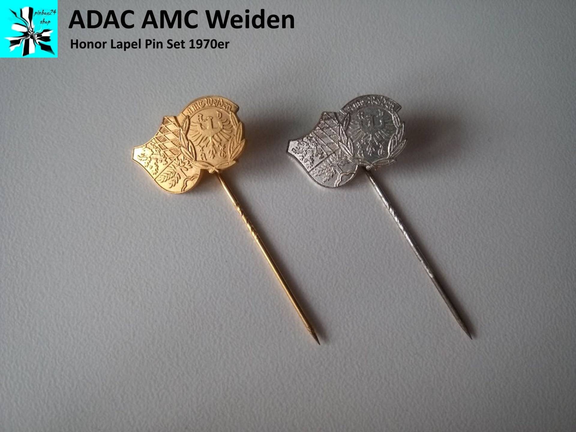 Set - Adac 70Er Anstecknadeln Amc Weiden von pinbox24shop