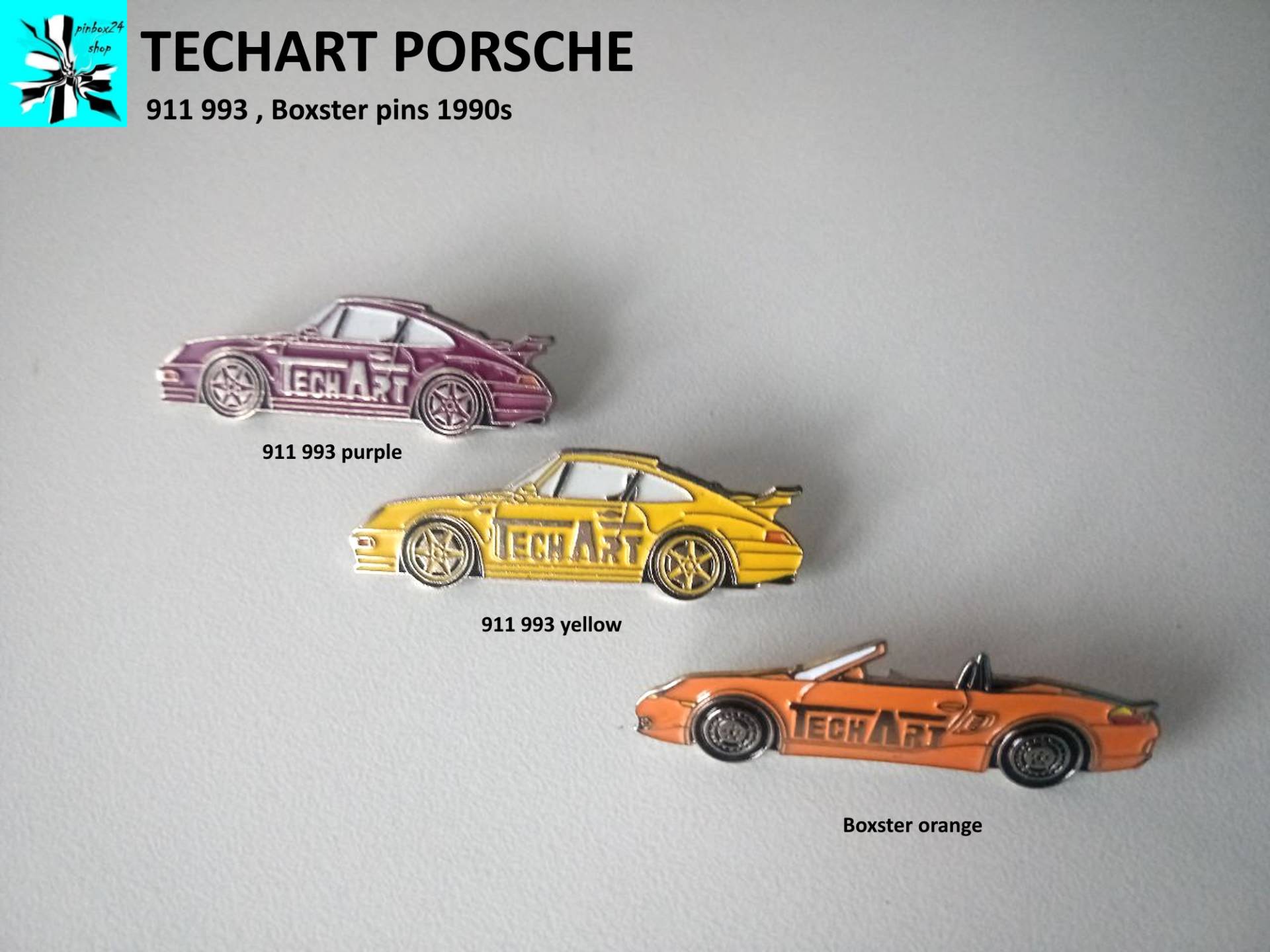 Techart Porsche Holen Sie Sich Die Besten Pins Der 90Er von pinbox24shop