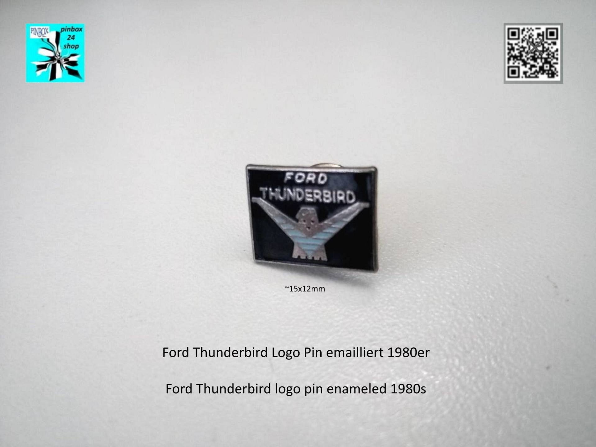 Verpassen Sie Nicht Den Ford Thunderbird Logo Pin, Bevor Er Wegfliegt von pinbox24shop