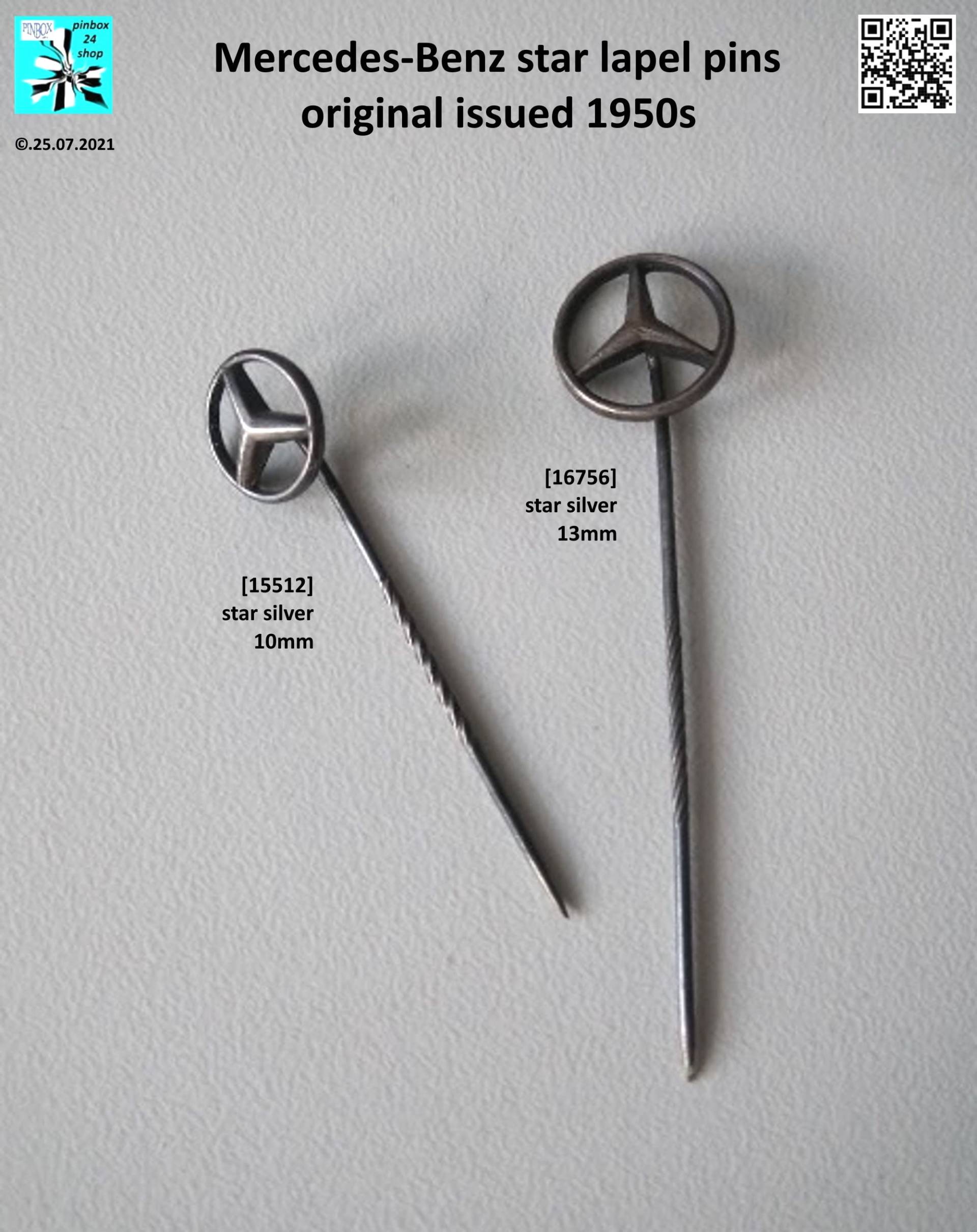 Vintage Mercedes-Benz Stern Anstecknadel - Ein Symbol Der Eleganz 1950Er Jahre Vintage Mercedes-Benz Stern Anstecknadel - Ein Symbol Der Eleganz 1950Er Jahre von pinbox24shop