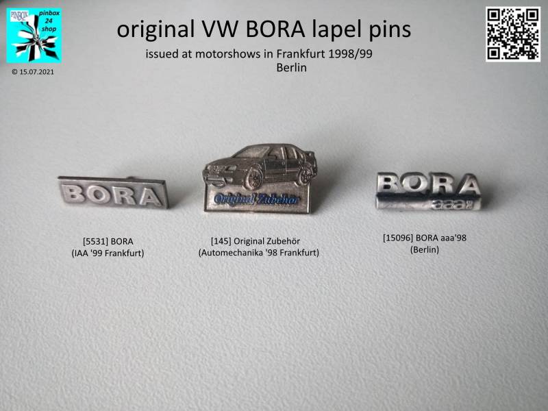 Vw Bora Pins Das Auto Für Alle Fälle von pinbox24shop