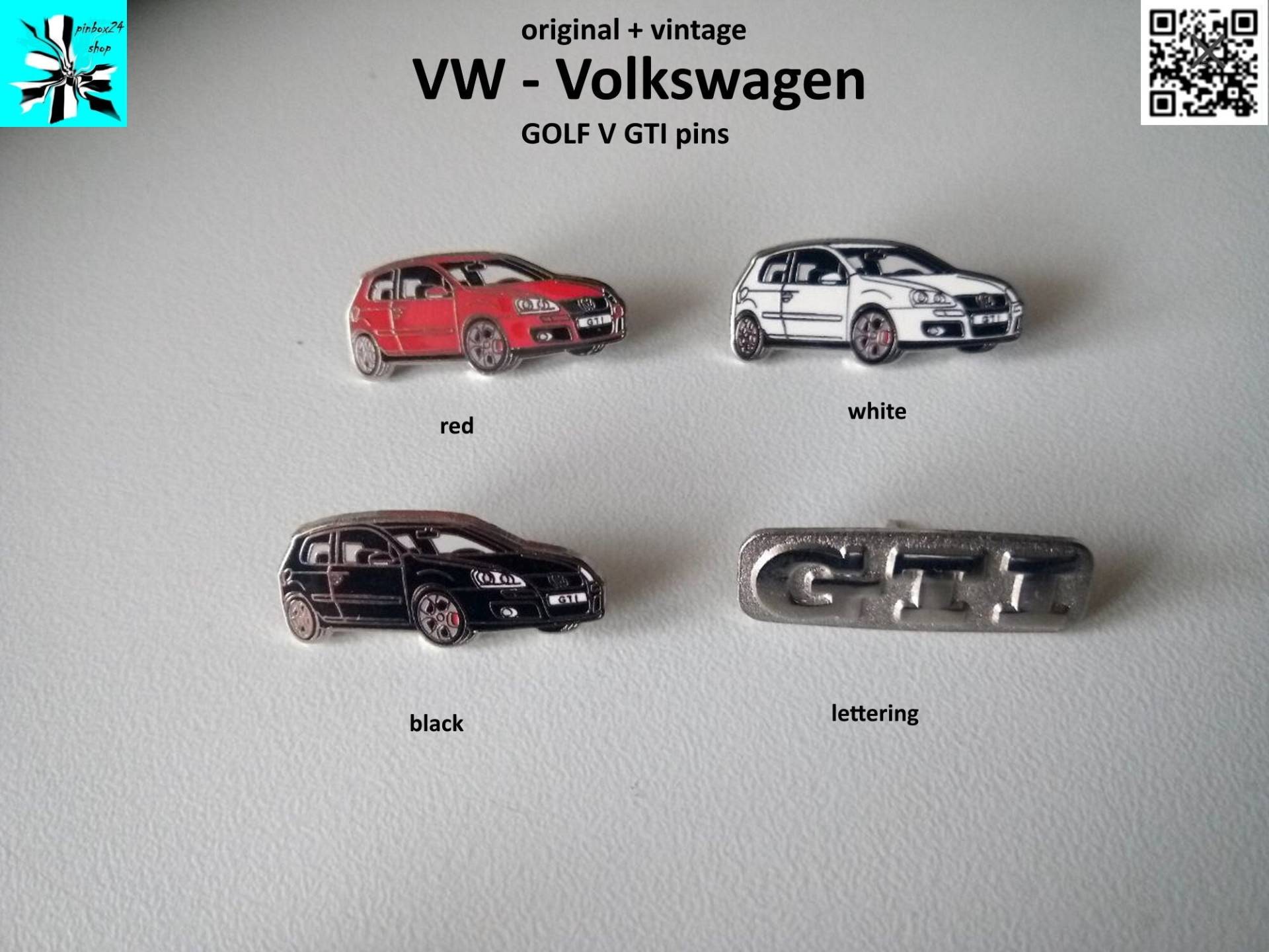 Vw Volkswagen Golf V Gti Pins - Auswählen von pinbox24shop