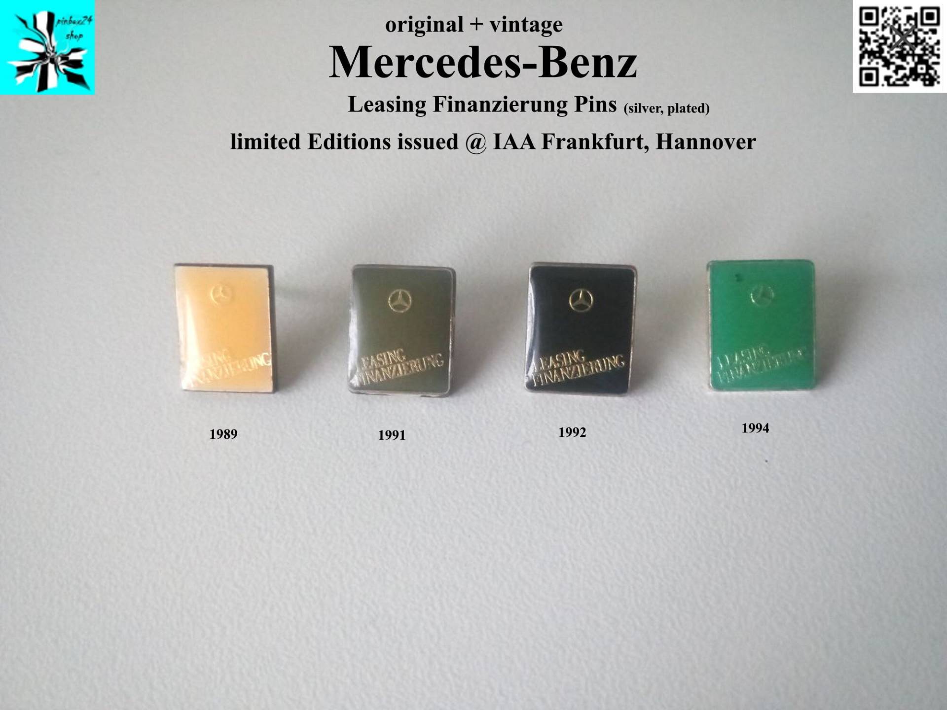 Wecken Sie Alte Erinnerungen - Erhalten Die Mercedes-Benz Iaa 1980Er/90Er Pins von pinbox24shop