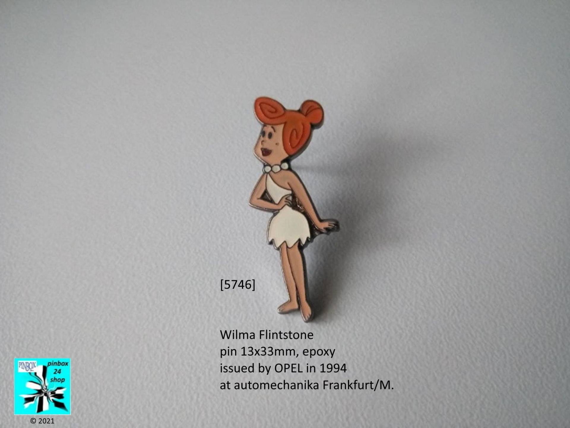 Wilma Feuerstein Pin - Ein Stück Fernsehgeschichte Wilma Feuerstein Pin - Ein Stück Fernsehgeschichte von pinbox24shop