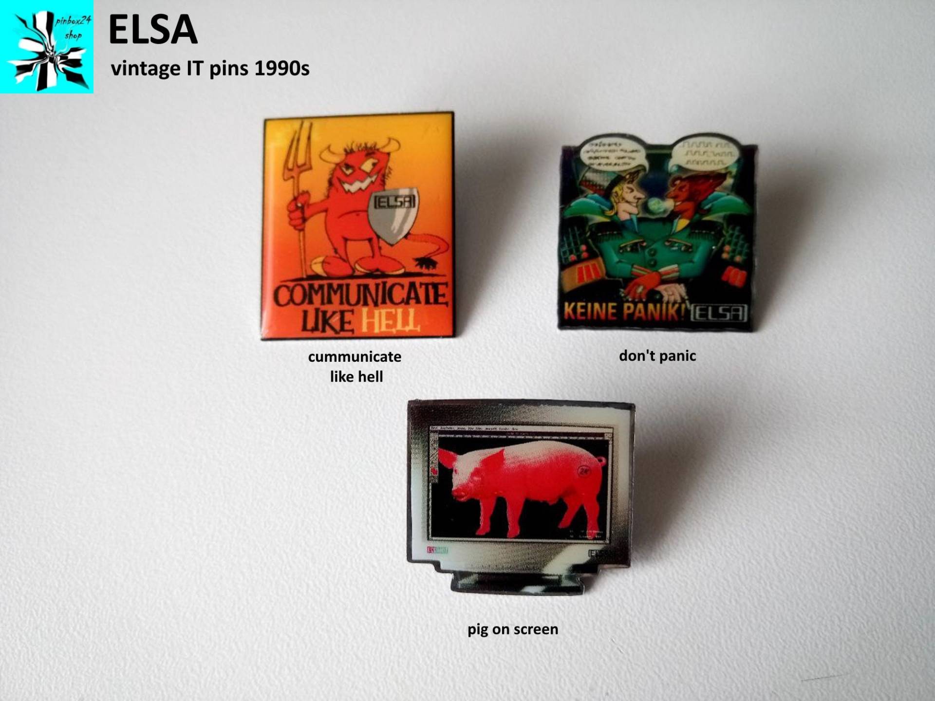 Elsa Pins Digitale Nostalgie Zum Anstecken Elsa Pins Digitale Nostalgie Zum Anstecken von pinbox24shop