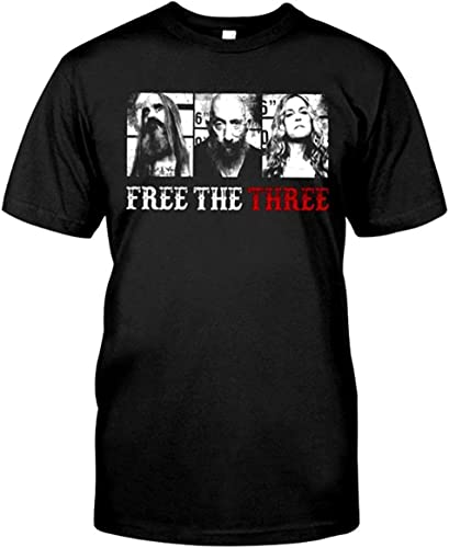 Akimiva Free The Three 3 from Hell T Shirt Free The Three Rob Zombie T Shirt Black T-Shirts & Hemden(Medium) von pingXU1973