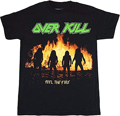 Overkill Feel The Fire Men's Personalised t Shirt UK T-Shirts & Hemden(X-Large) von pingXU1973