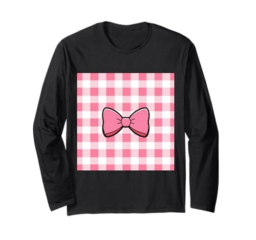 Girly || Schleife in Aquarell || Kokette || Ästhetische rosa Schleife Langarmshirt von pink cute theme