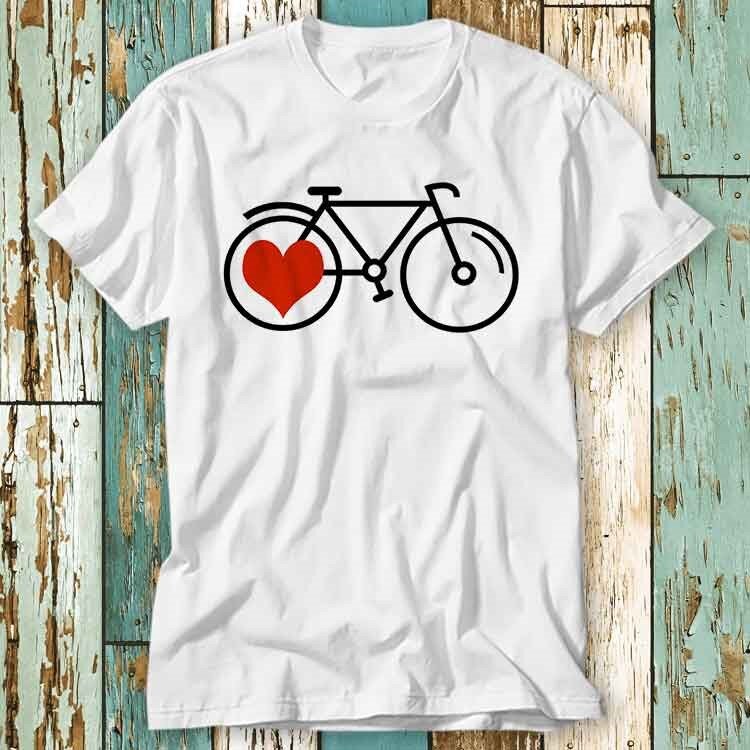 Simply Bike Cycle Lovers Ride T Shirt Top Design Unisex Damen Herren T-Shirt Retro Mode Vintage S790 von pinkSHARKs