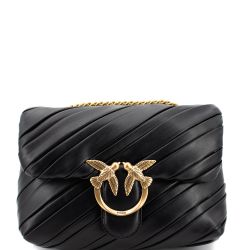 Elegante Schwarz-antik-gold Schultertasche - Pinko von pinko