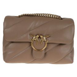 Pinko Braun Leder Umhängetasche von pinko