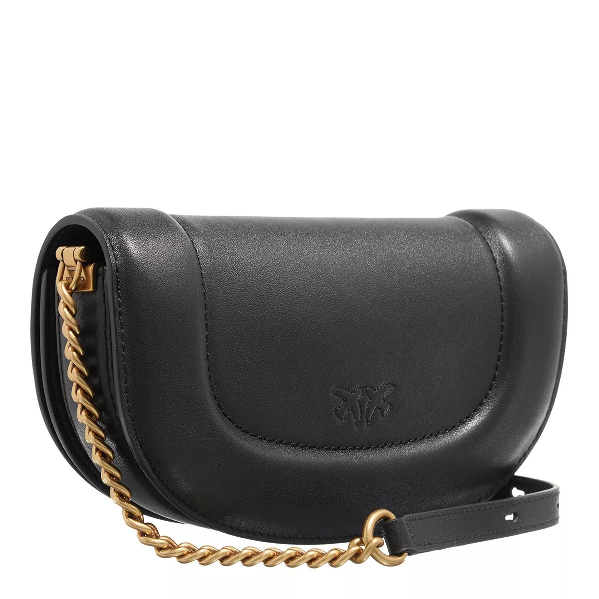 Pinko Crossbody Bags - Round Click Baby - Gr. unisize - in Schwarz - für Damen von pinko