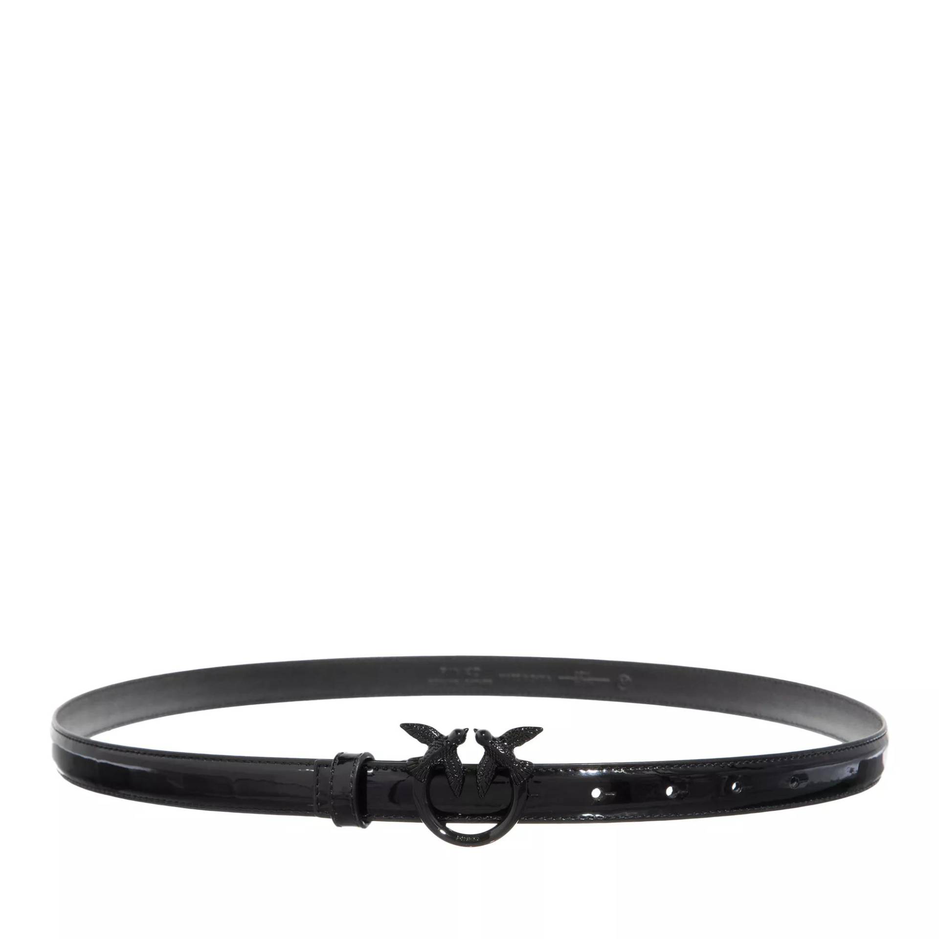 Pinko Gürtel - Love Berry H2 Belt - Gr. M - in Schwarz - für Damen von pinko