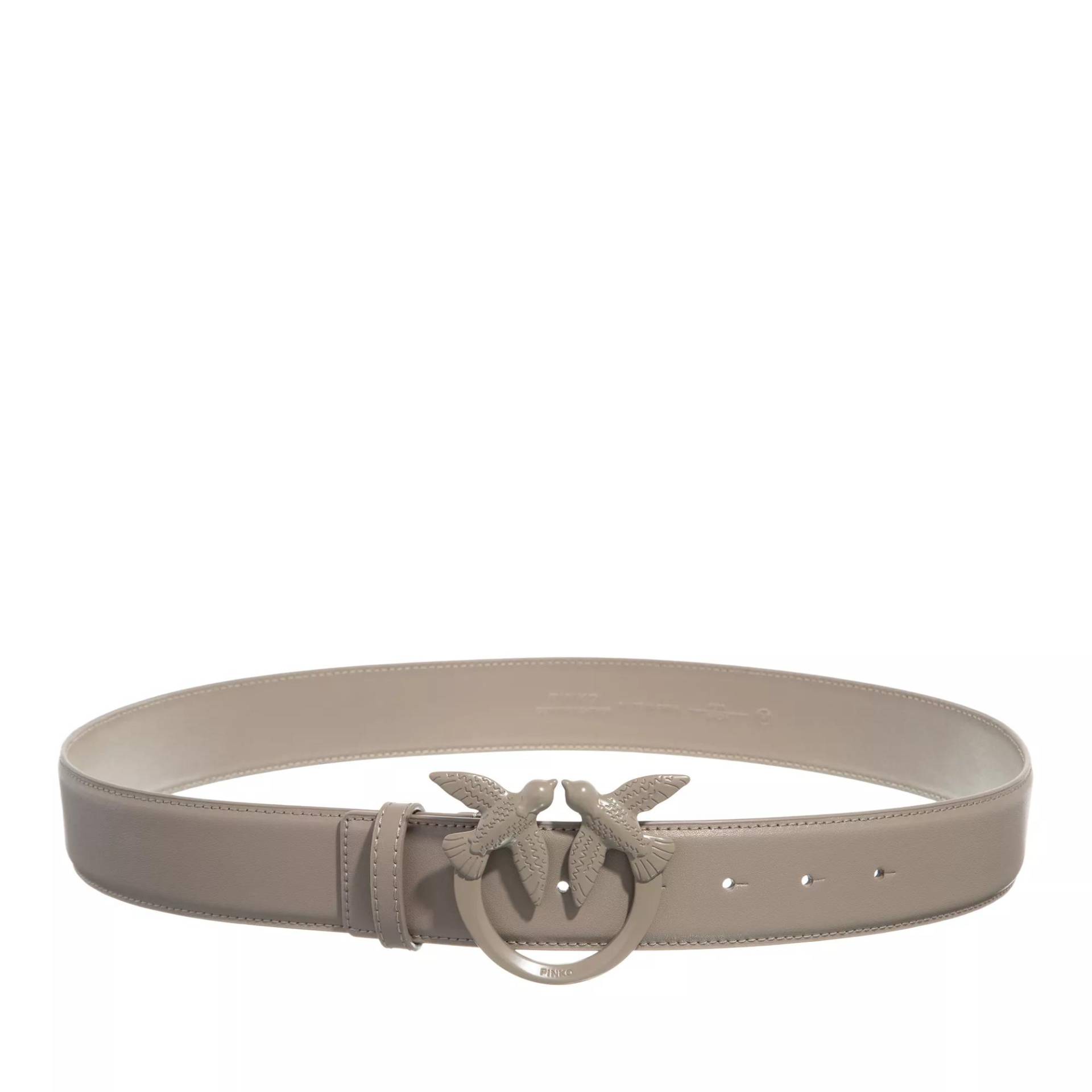 Pinko Gürtel - Love Berry H4 Belt - Gr. S - in Grau - für Damen von pinko