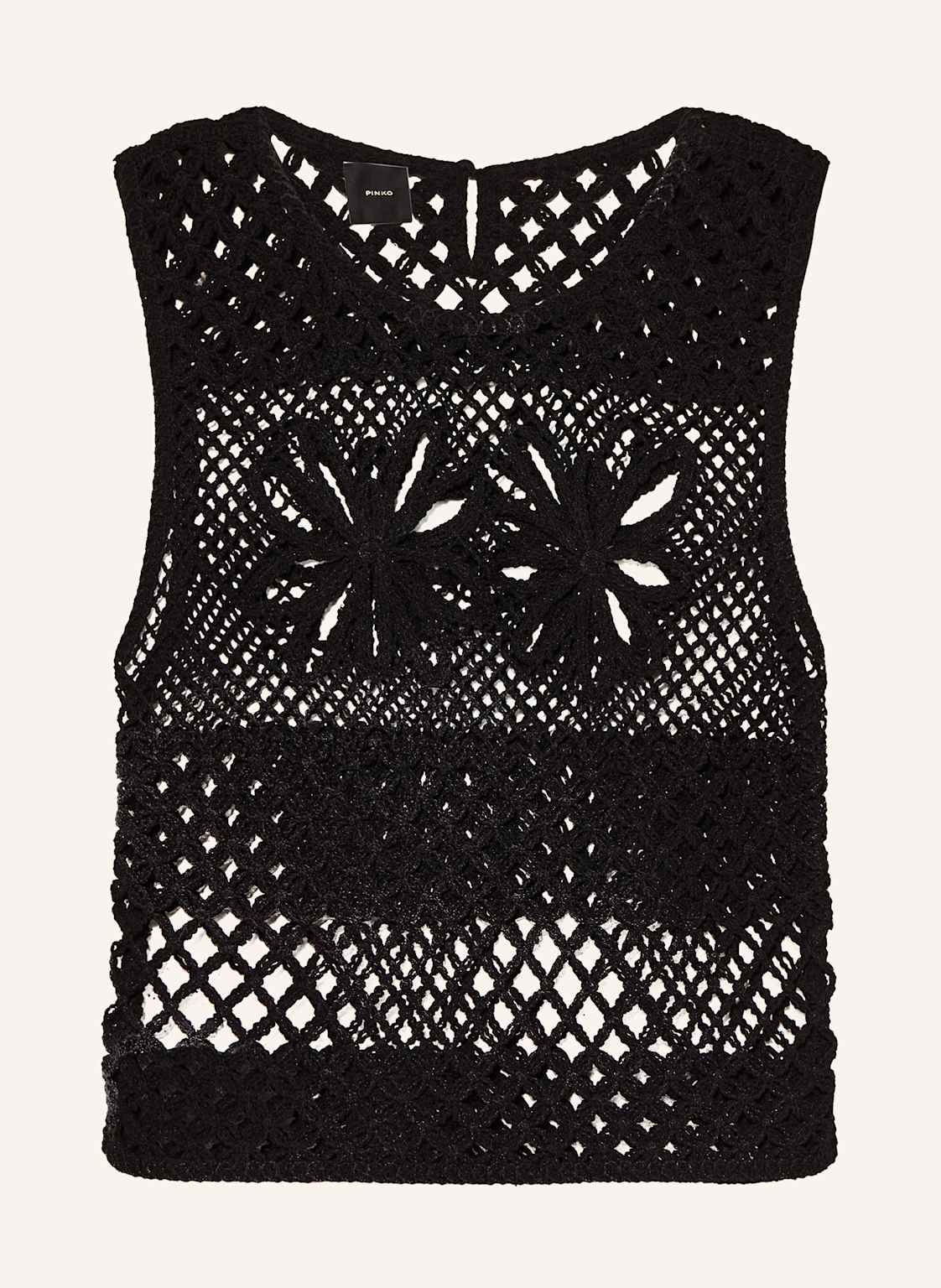 Pinko Häkeltop Gonzano schwarz von pinko
