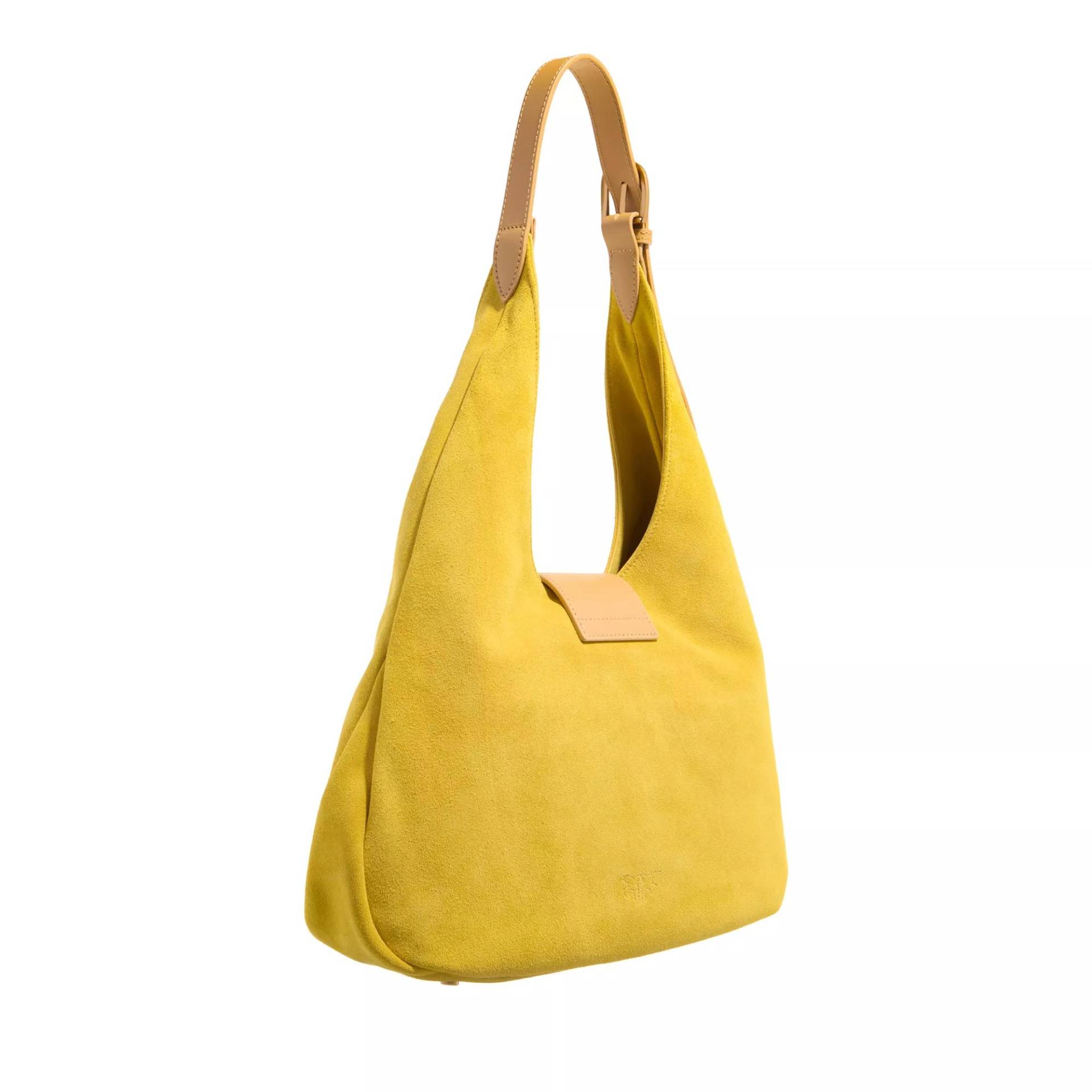 Pinko Hobo Bag - Hobo Mini - Gr. unisize - in Gelb - für Damen von pinko
