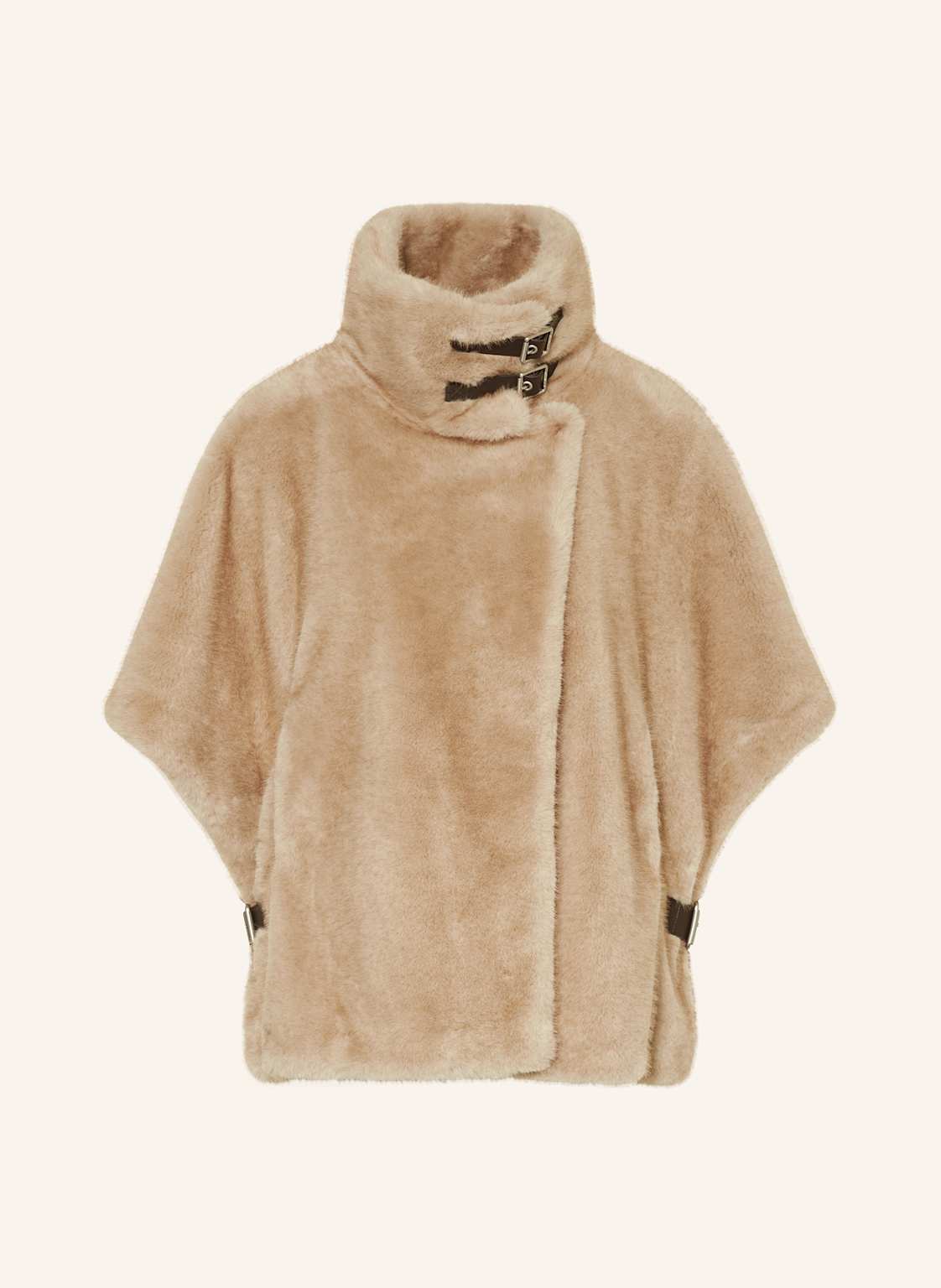 Pinko Kunstpelz-Cape Comodino beige von pinko