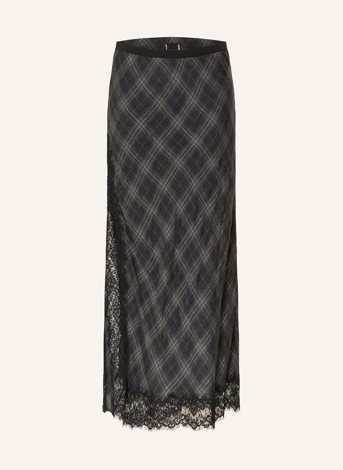 Pinko Rock Mit Spitze Und Glitzergarn grau von pinko