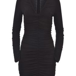 Pinko Schwarzes Viskosekleid Für Damen von pinko