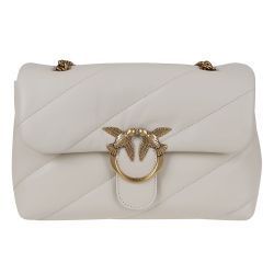 Pinko Weiße Leder Umhängetasche von pinko