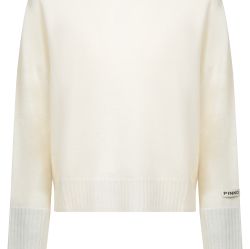 Pinko Weißes Woll-kaschmir-strick von pinko