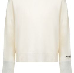 Pinko Weißes Woll-kaschmir-strick von pinko
