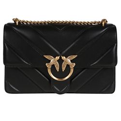 Schwarze Leder Umhängetasche - Pinko von pinko