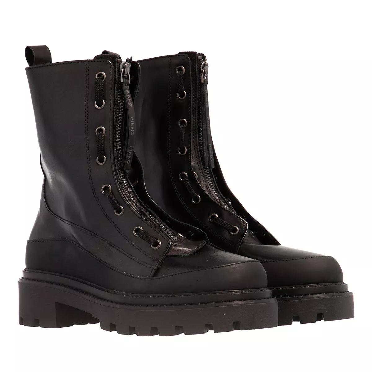 female Stiefeletten schwarz Biker Boot 36 von pinko