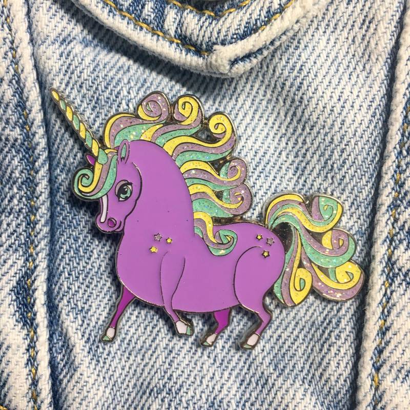 Lila Prancing Ponycorn von pinkowlet