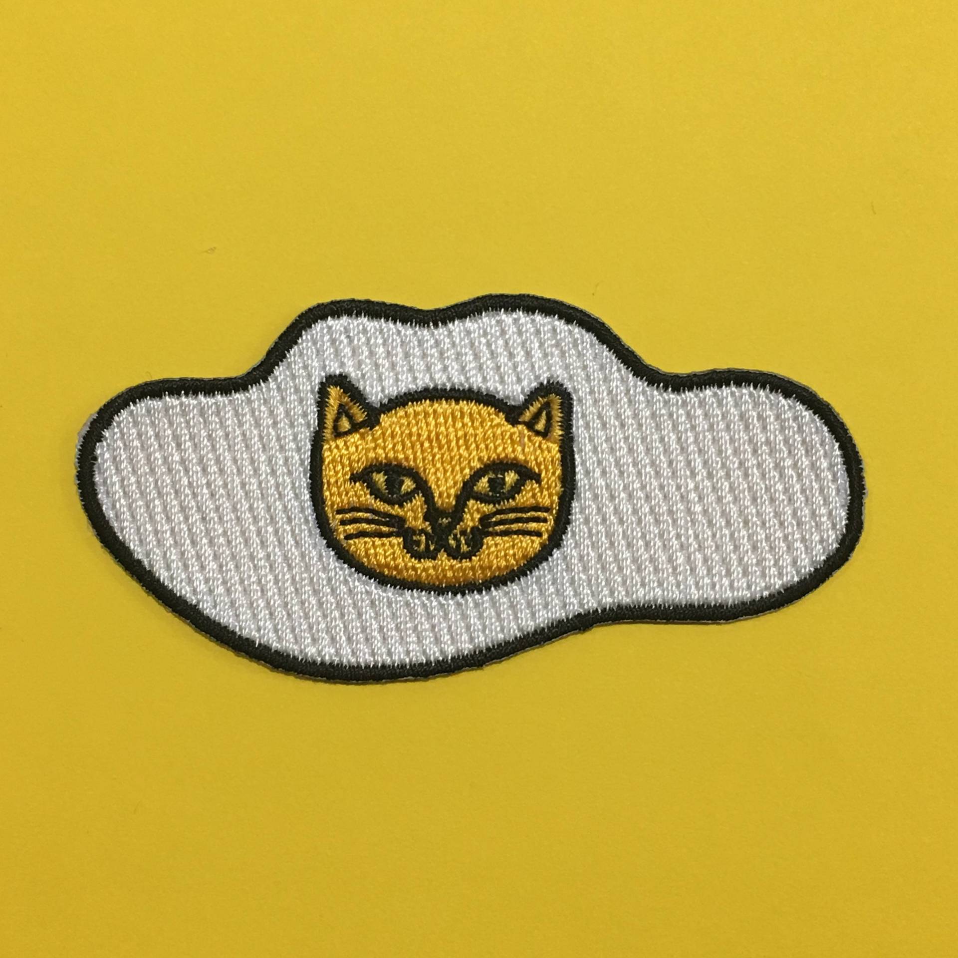 Spiegelei Katzen Bügelbild von pinkowlet