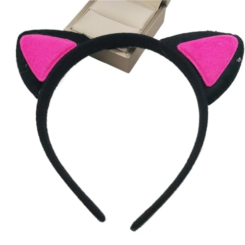 1 x Haarreif für Damen und Mädchen, Katzenohren, Haarband, Kostüm, Party, Haarband, Zubehör (P1) von pipisweet