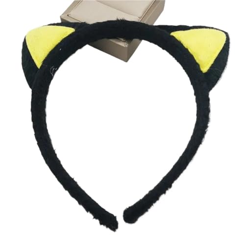 1 x Haarreif für Damen und Mädchen, Katzenohren, Haarband, Kostüm, Party, Haarband, Zubehör (P2) von pipisweet