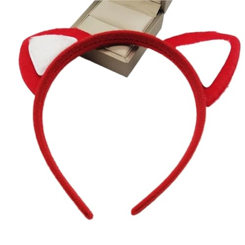 1 x Haarreif für Damen und Mädchen, Katzenohren, Haarband, Kostüm, Party, Haarband, Zubehör (P3) von pipisweet