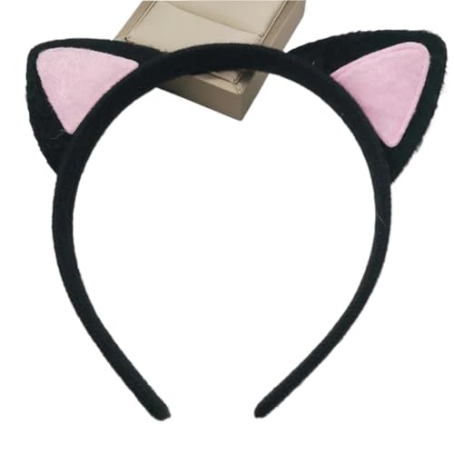 1 x Haarreif für Damen und Mädchen, Katzenohren, Haarband, Kostüm, Party, Haarband, Zubehör (P6) von pipisweet