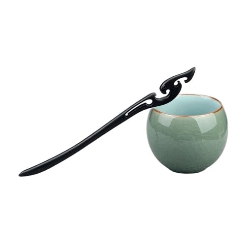 47 Stil Retro Sandelholz Haarspange Haarnadel Chinesische Antike geschnitzte Holz Essstäbchen Haarspange Cosplay Party Kopfbedeckung Zubehör (Feng Yin) von pipisweet