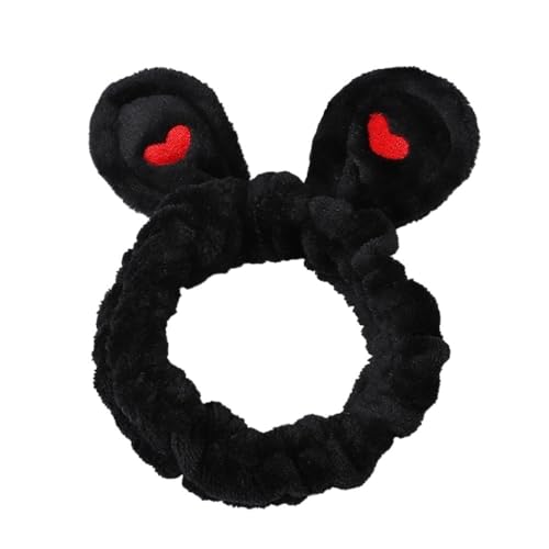 Haarbänder für Damen und Mädchen, Make-up-Maske, elastische Schleife, Haarband, Kaninchenohren, Kleintiere, Cartoon-Kopfschmuck, Haarschmuck (Stil 14) von pipisweet
