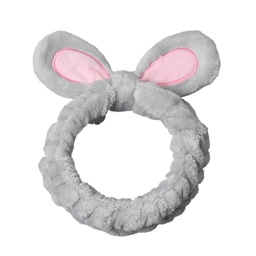 Haarbänder für Damen und Mädchen, Make-up-Maske, elastische Schleife, Haarband, Kaninchenohren, Kleintiere, Cartoon-Kopfschmuck, Haarschmuck (Stil 7) von pipisweet